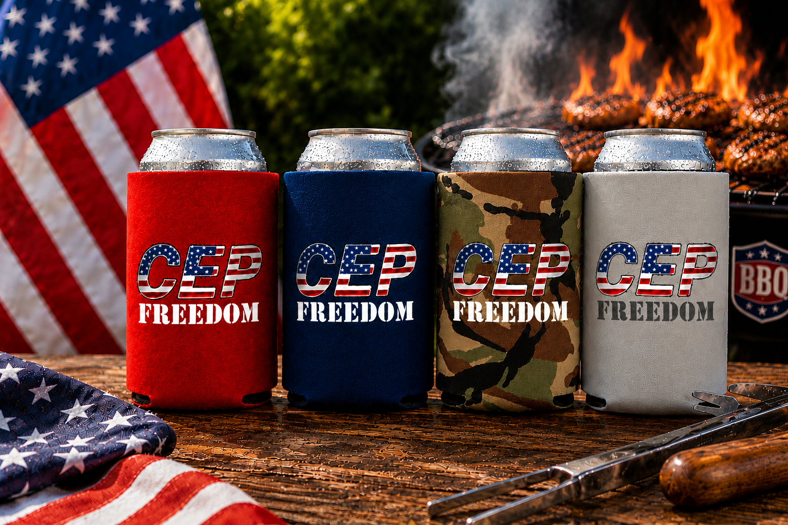 CEP Freedom Koozie