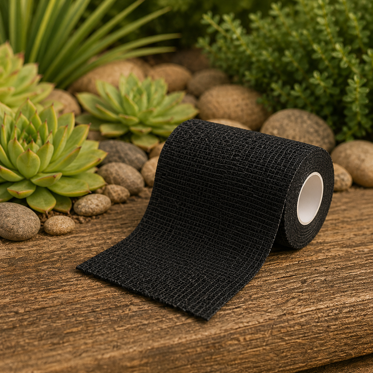Cohesiant Wrap, Black, 4" x 5yd