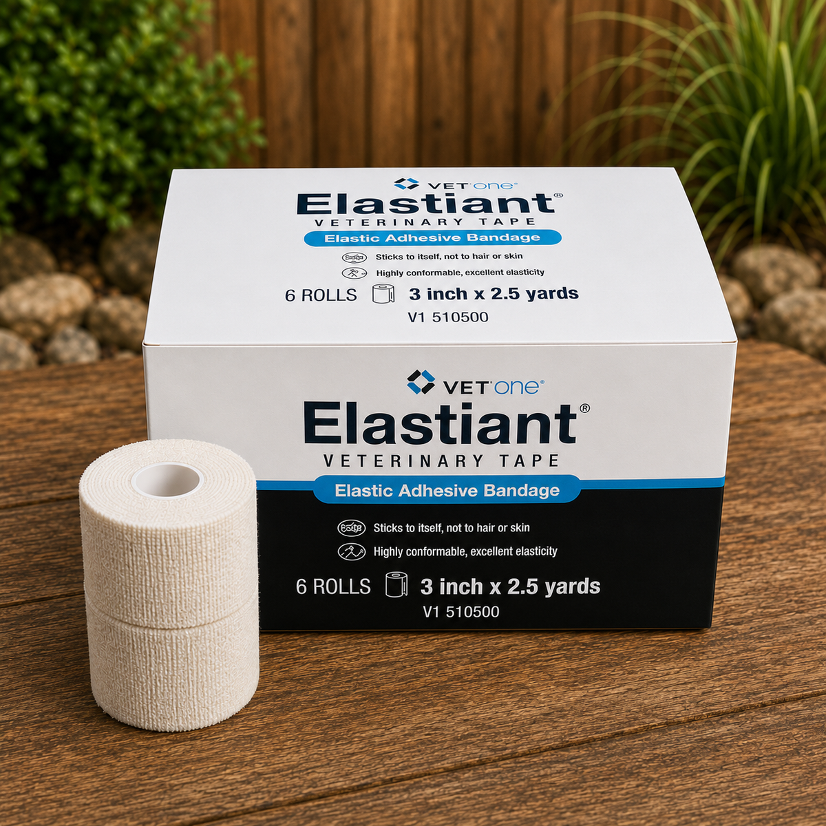 Elastiant Veterinary Tape, Elastic Adhesive Bandage, 3" x 2.5yd  Complete Equine Performance