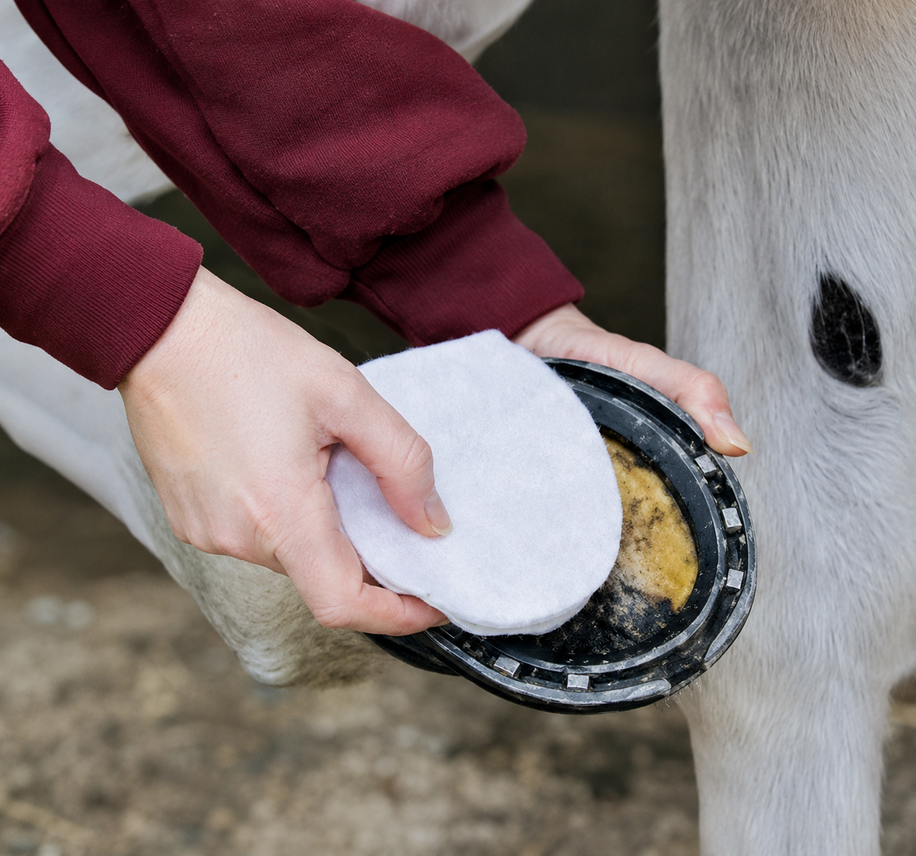 Animalintex Hoof Poultice, Pre-Cut Hoof Shape, 3 Count  Complete Equine Performance