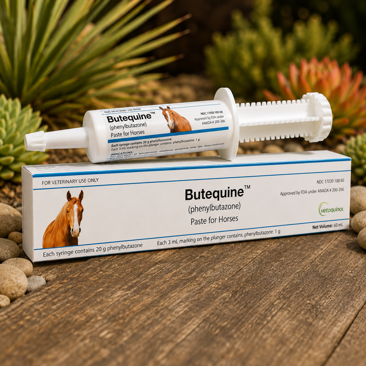 Butequine™ (Phenylbutazone) Paste for Horses – 60 mL Oral Syringe  Complete Equine Performance