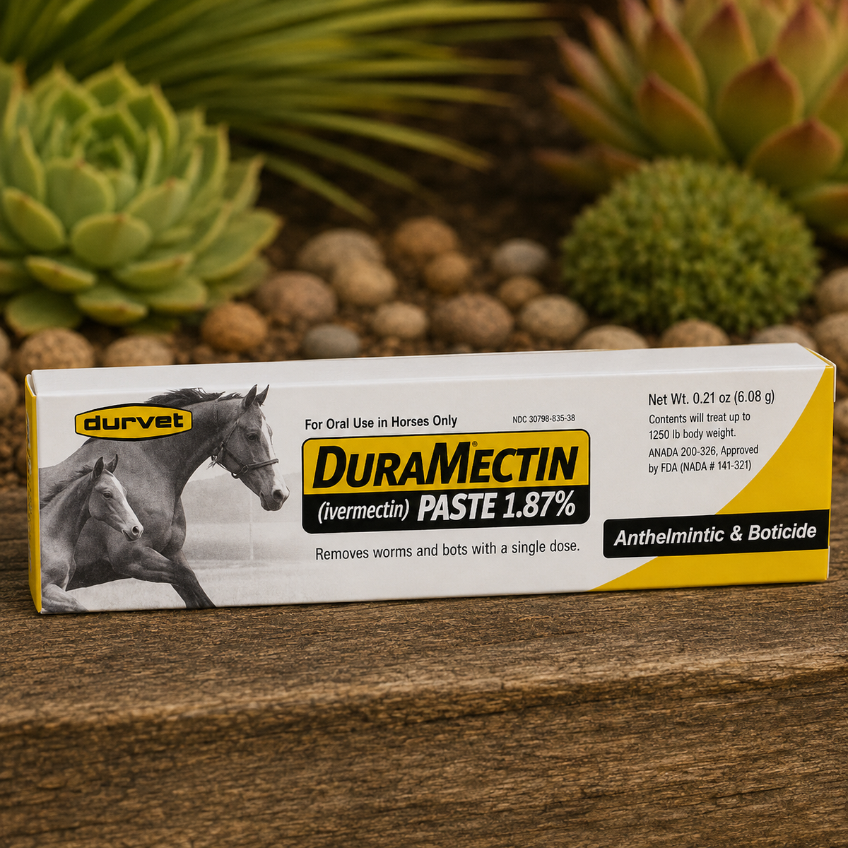 DuraMectin Paste, Anthelmintic and Boticide, 6.08gm  Complete Equine Performance