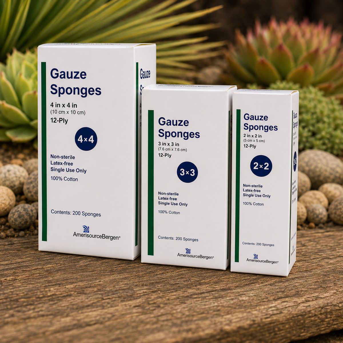 Gauze Sponge 12-Ply, Woven, Non-Sterile, 4" x 4"  Complete Equine Performance