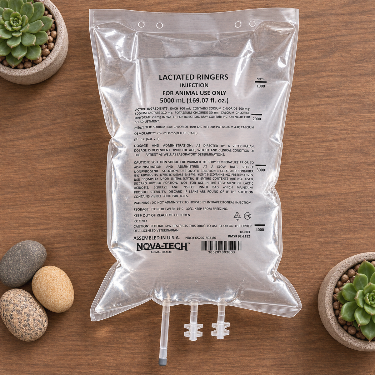 Lactated Ringer's Injection, Sterile Nonpyrogenic Solution, 5000mL  Complete Equine Performance