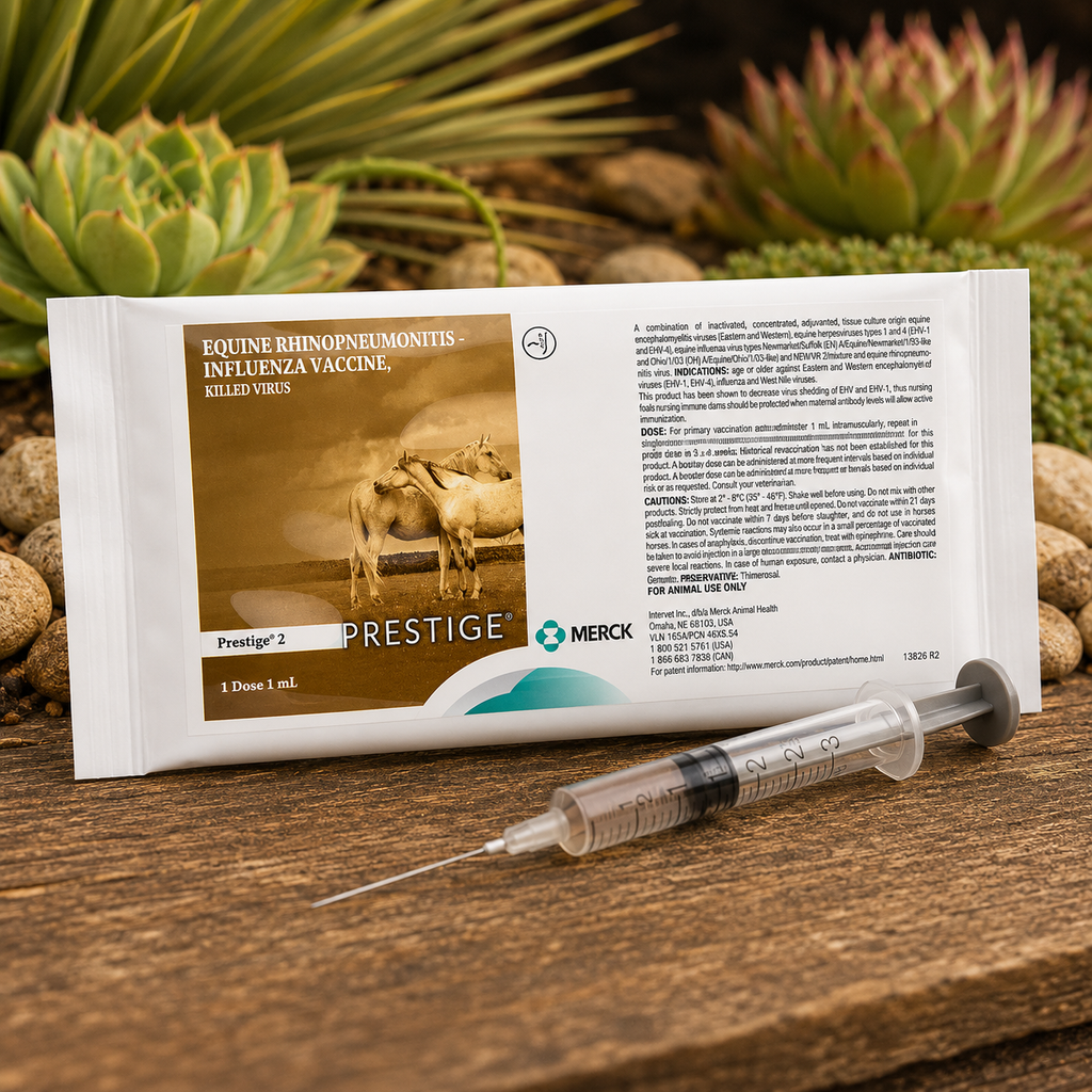 Prestige 2 Equine Vaccine, Killed Virus, 1mL  Complete Equine Performance