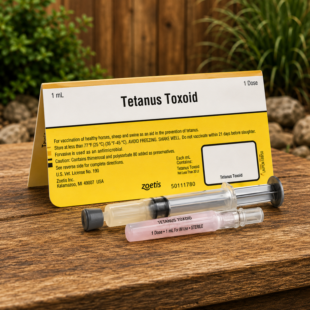 Tetanus Toxoid Horse, Sheep and Swine Vaccine, 1mL  Complete Equine Performance