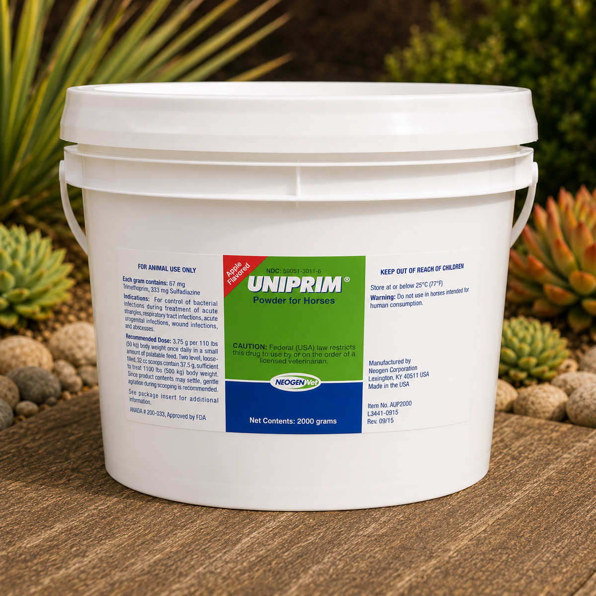 Uniprim® Powder for Horses – Prescription Antibiotic (2,000 g Pail)  Complete Equine Performance