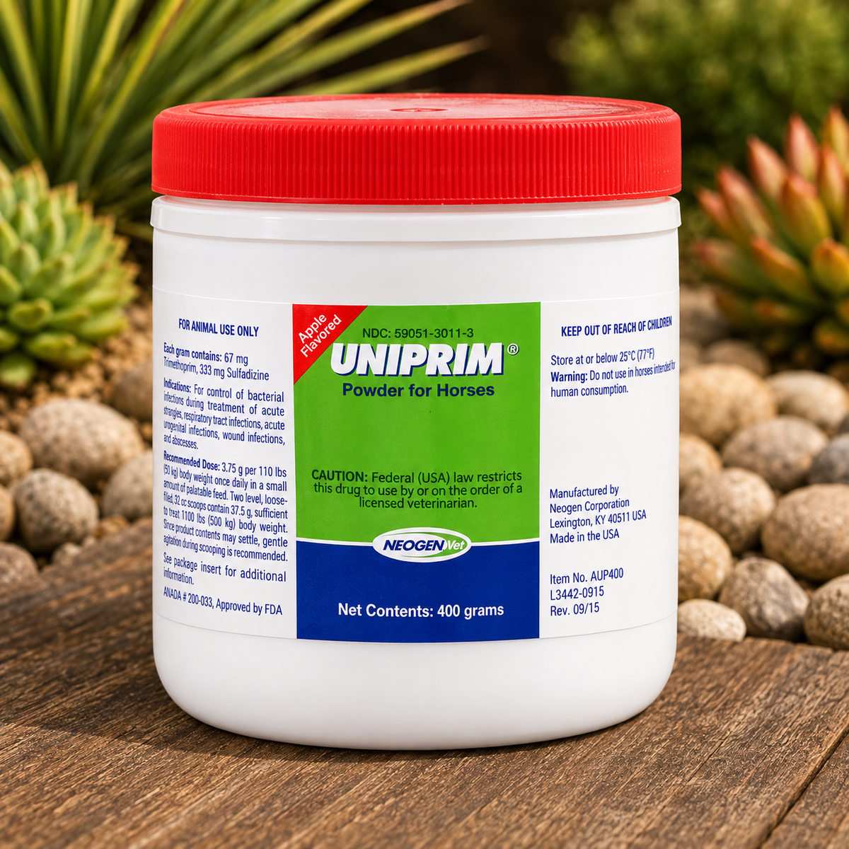 Uniprim® Powder for Horses – Prescription Antibiotic (400 g Container)  Complete Equine Performance