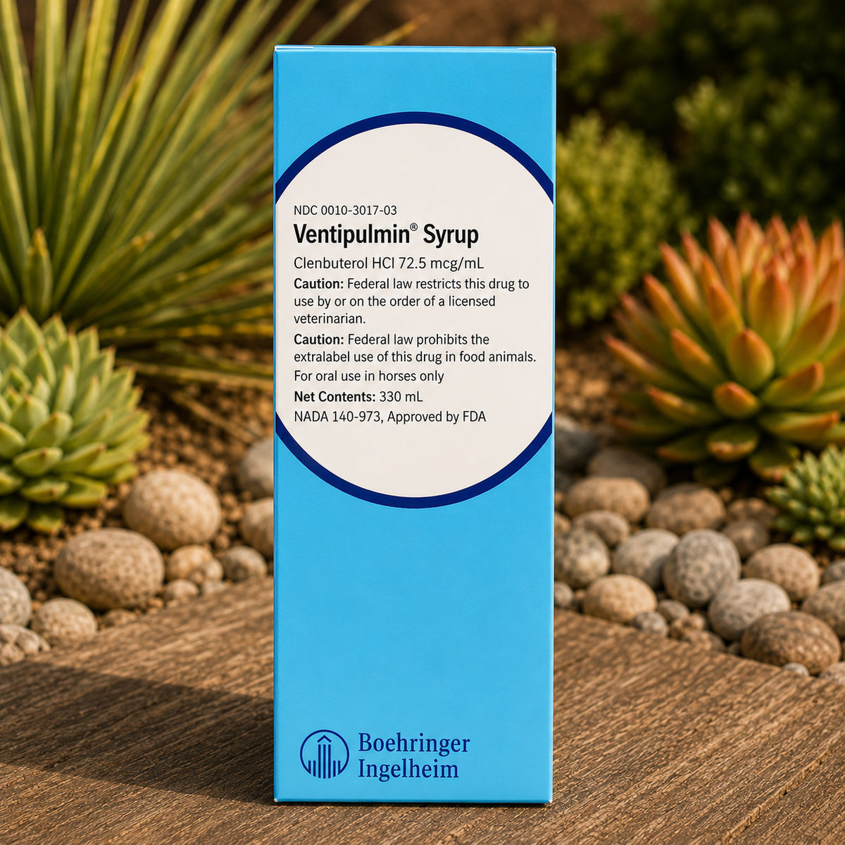Ventipulmin® Syrup (Clenbuterol HCl) for Horses – 72.5 mcg/mL (330 mL)  Complete Equine Performance