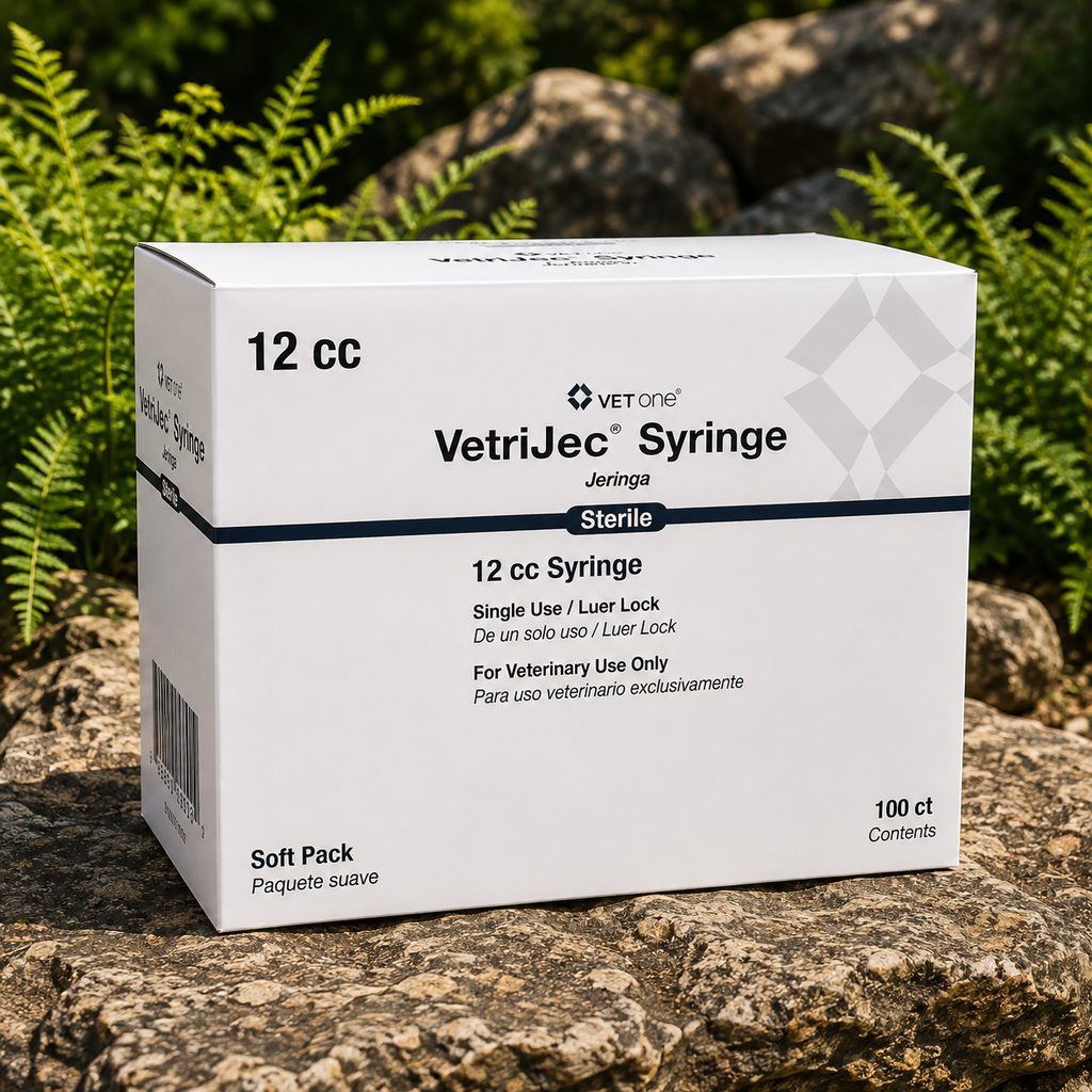 VetriJec Soft Pack 12cc Luer Lock Syringe  Complete Equine Performance