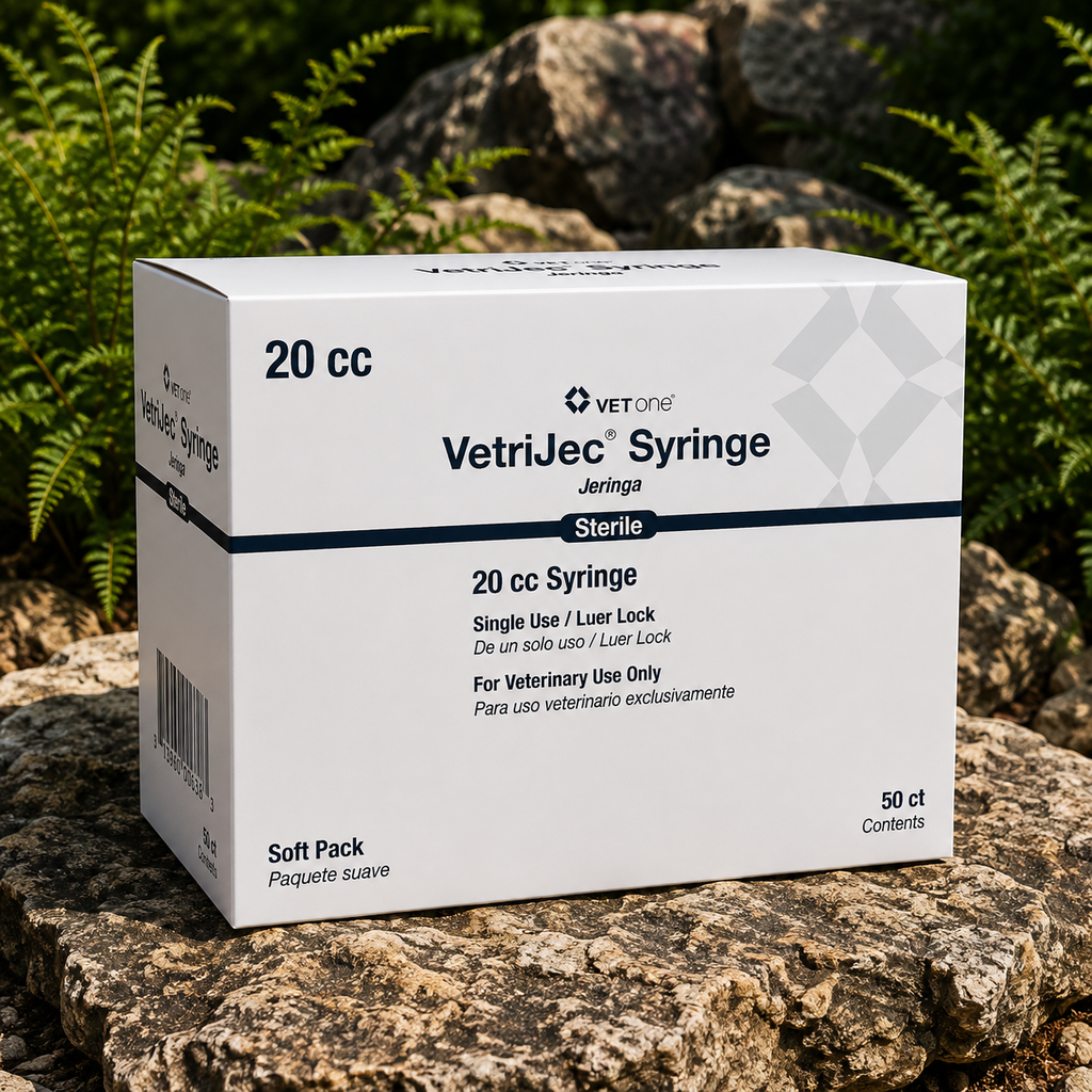 VetriJec Soft Pack 20cc Luer Lock Syringe  Complete Equine Performance