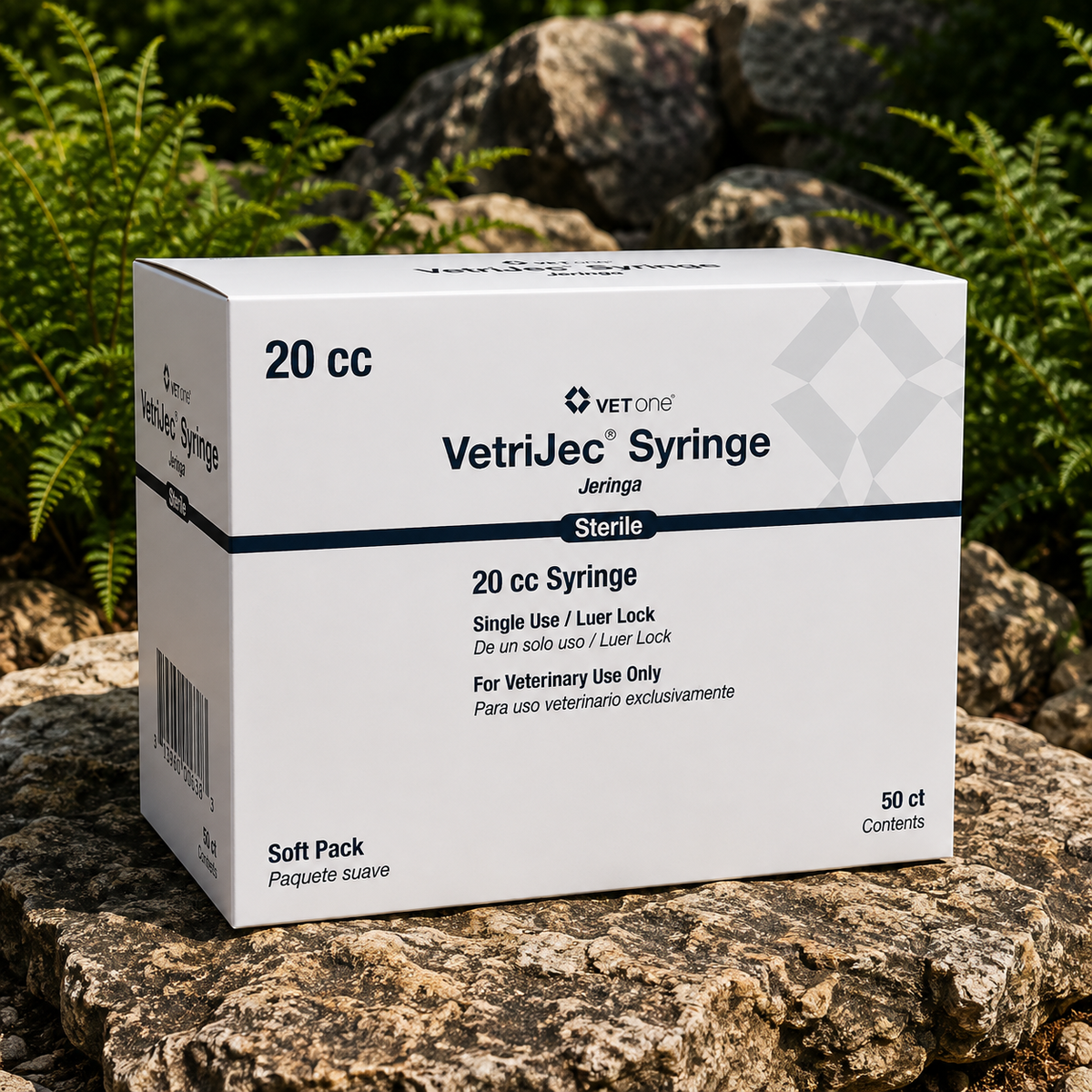 VetriJec Soft Pack 20cc Luer Lock Syringe  Complete Equine Performance