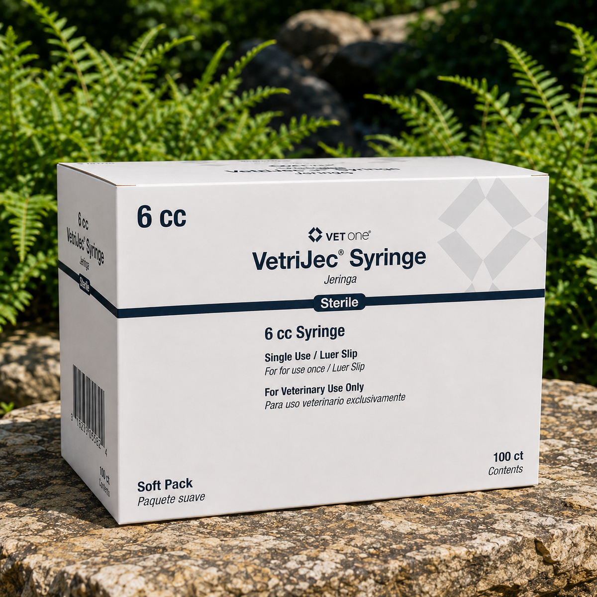 VetriJec Soft Pack 6cc Luer Slip Syringe  Complete Equine Performance