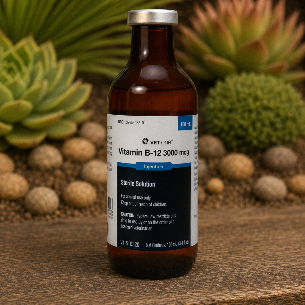 Vitamin B-12 3000mcg/mL Sterile Solution Injection, 100mL  Complete Equine Performance