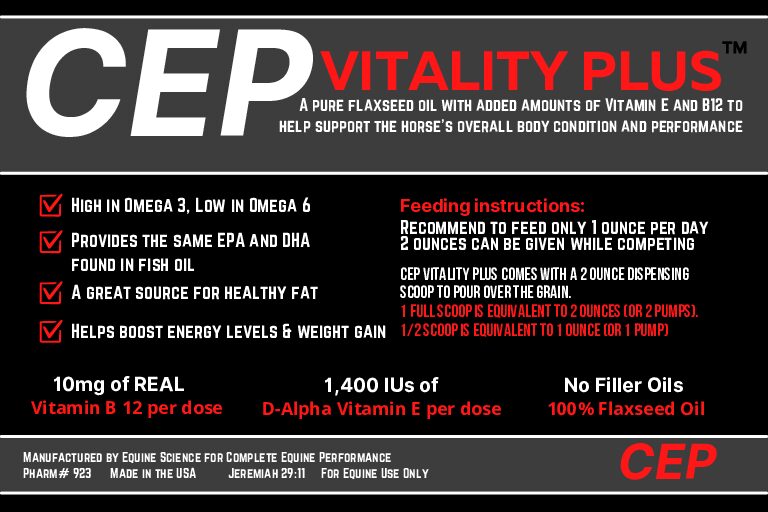 CEP Vitality Plus 1/2 Gallon