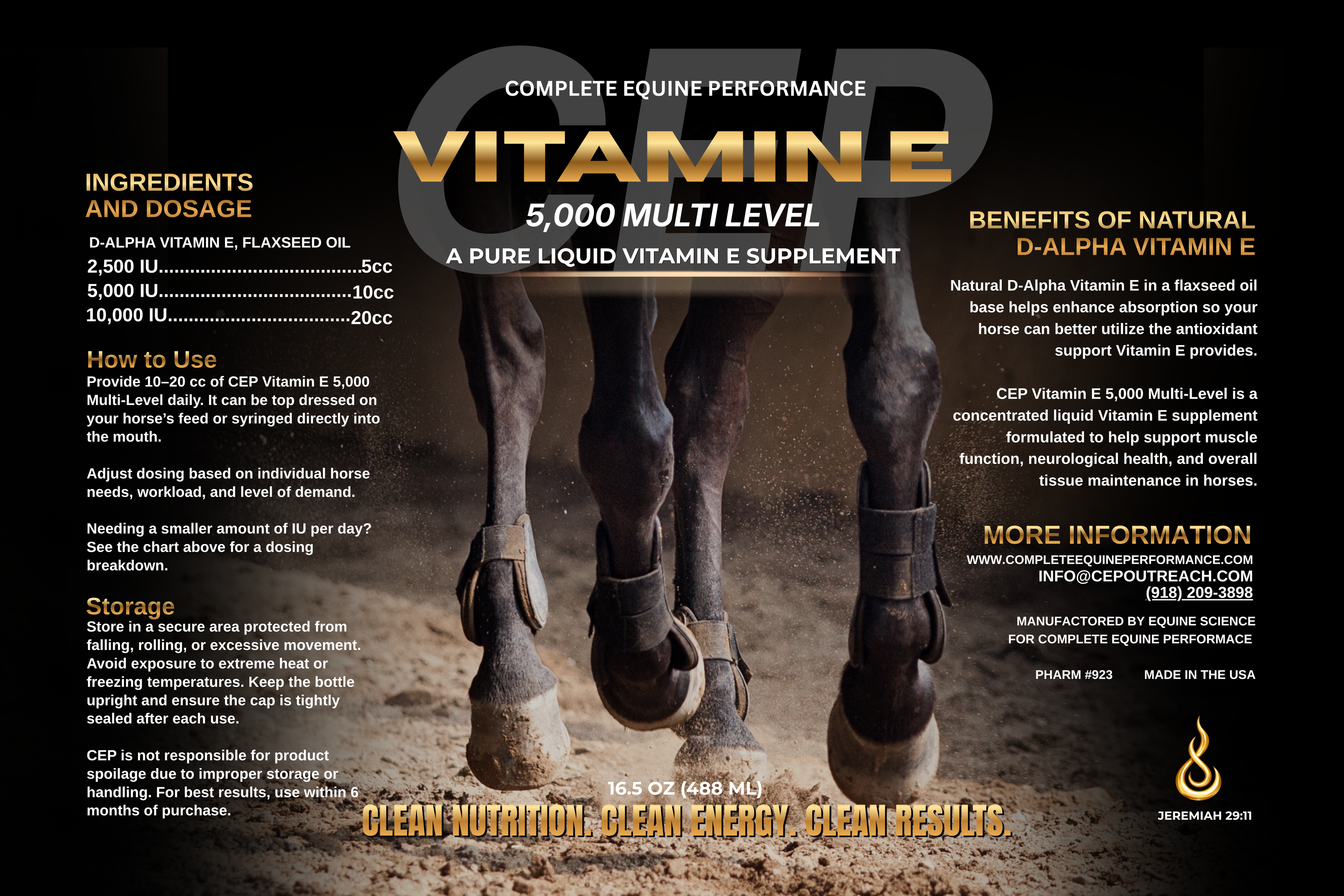 CEP Vitamin E 5,000 16.5oz