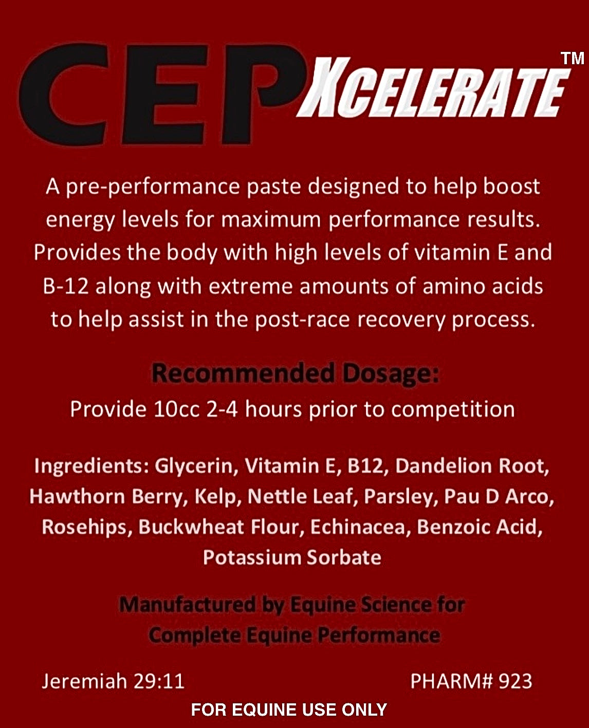CEP Xcelerate Paste