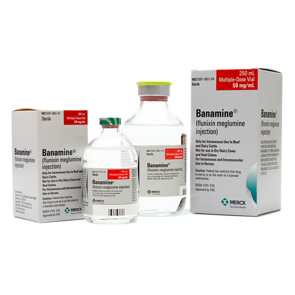 Banamine® (Flunixin Meglumine) Injection – 50 mg/mL Multi-Dose Vial