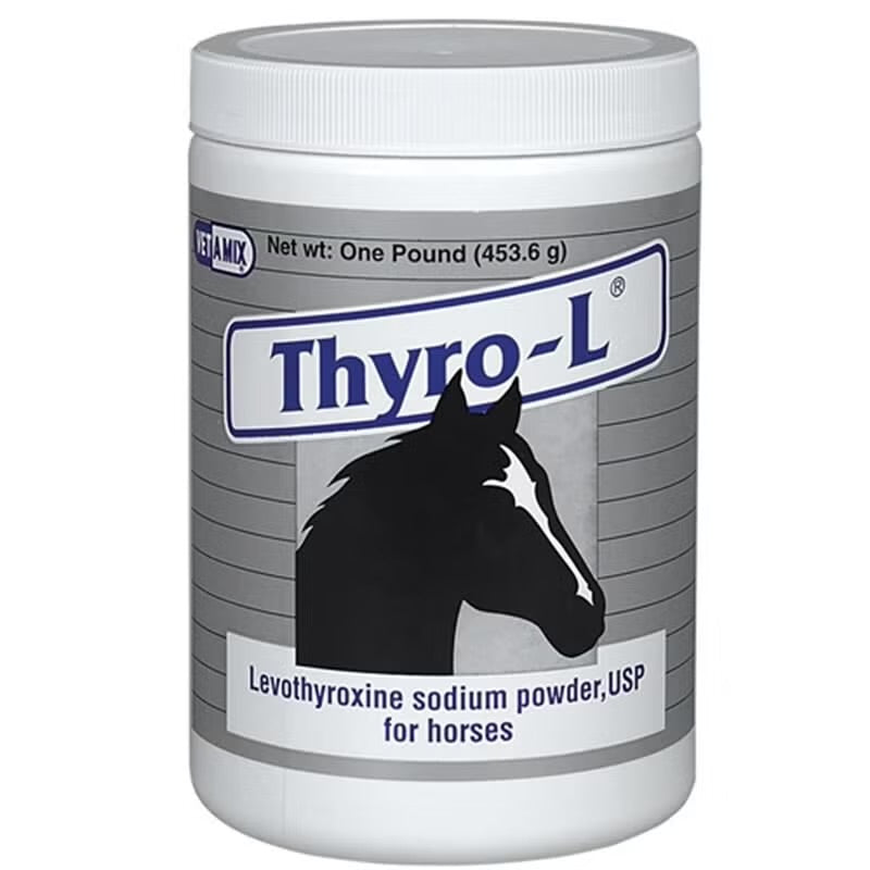 Thyro-L® (Levothyroxine Sodium) Powder USP for Horses – 1 lb (453.6 g)