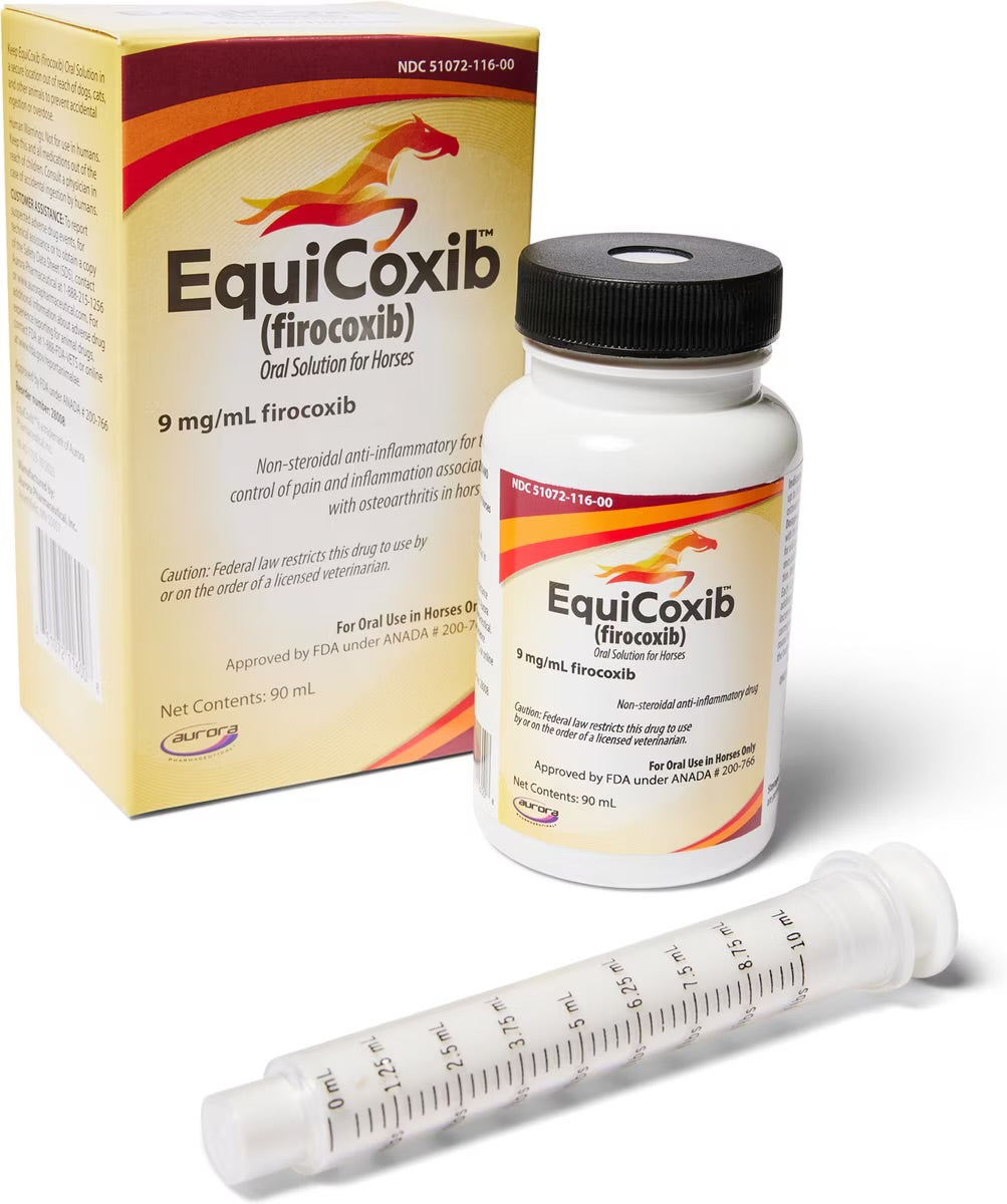 EquiCoxib® (Firocoxib) Oral Solution for Horses – 9 mg/mL (90 mL Bottle)