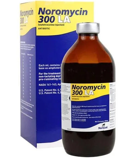 Noromycin® 300 LA Oxytetracycline Injection – Long-Acting Antibiotic