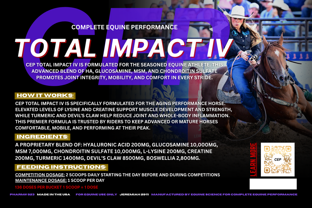 CEP Total Impact IV  Complete Equine Performance