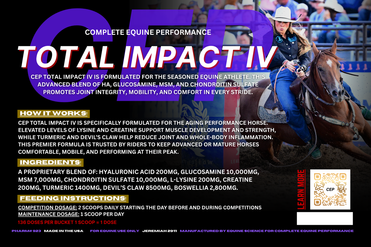 CEP Total Impact IV  Complete Equine Performance