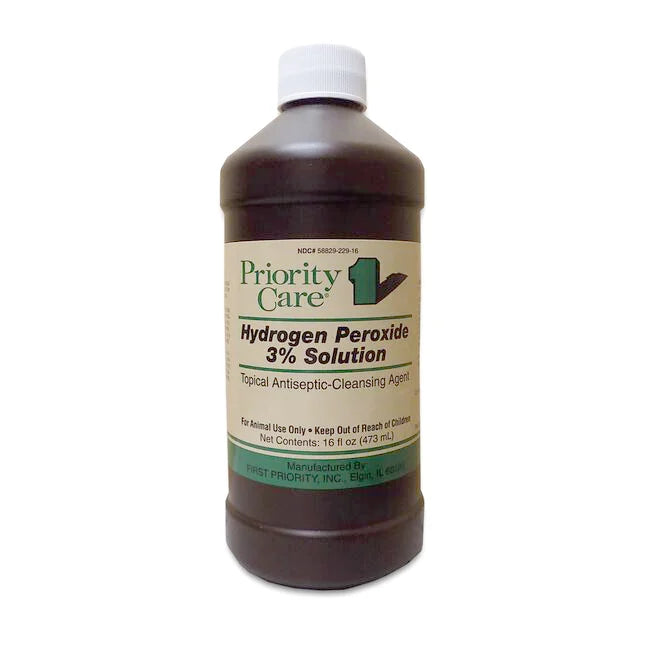 Hydrogen Peroxide 3% Solution 16oz