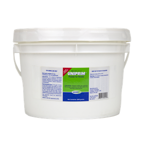 Uniprim® Powder for Horses – Prescription Antibiotic (2,000 g Pail)