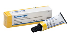 Terramycin (Oxytetracycline Hydrochloride) Antibiotic Ophthalmic Ointment, 3.5gm