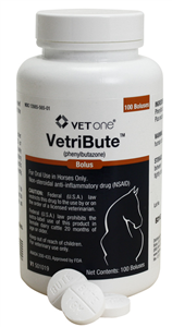 VetriBute (Phenylbutazone) Bolus for Horses, 100 Count