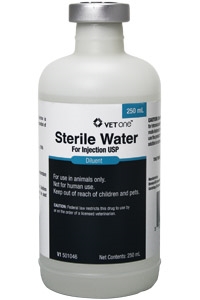 Sterile Water for Injection, Diluent, 250mL