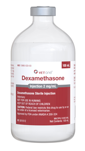 Dexamethasone Sterile Injection 2mg/mL, 100mL