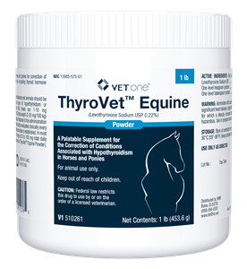 ThyroVet Equine (Levothyroxine Sodium 0.22%) Powder, 1lb