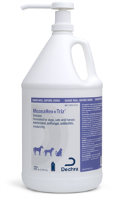 MiconaHex+Triz Antifungal and Antibacterial Shampoo for Dogs, Cats and Horses, 1 Gallon