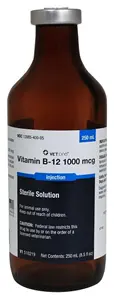 Vitamin B-12 1000mcg Sterile Solution Injection, 250mL VetOne