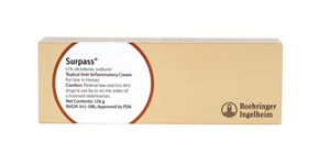 Surpass (Diclofenac Sodium) Topical Anti-Inflammatory Cream for Horses, 124gm