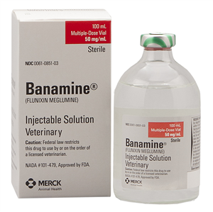 Banamine® (Flunixin Meglumine) Injection – 50 mg/mL Multi-Dose Vial
